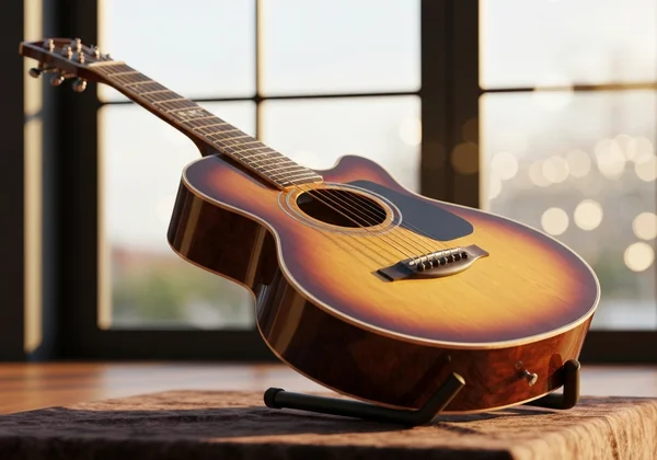Acoustic, electric, classical guitars for tone experimentation